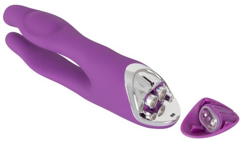 Orion - Sweet Smile Double Vibrator - Hi-tech вибратор, 18.7х3.6 см