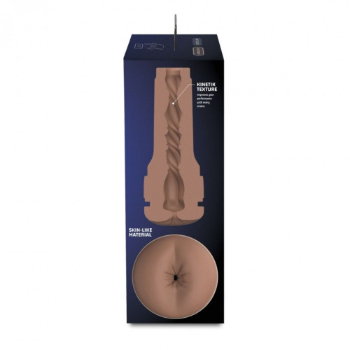 Kiiroo Feel Stroker Butt Mid Brown - Мастурбатор-попа для секс-машины Kiiroo Keon