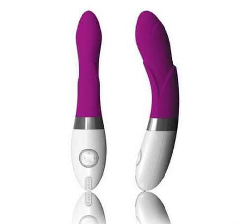 Lelo Iris - рельефный вибратор для точки G, 22х3.6 см (розовый)