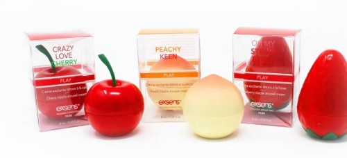 Exsens Peachy Keen - возбуждающий крем для сосков, съедобный, 8 мл (персик)