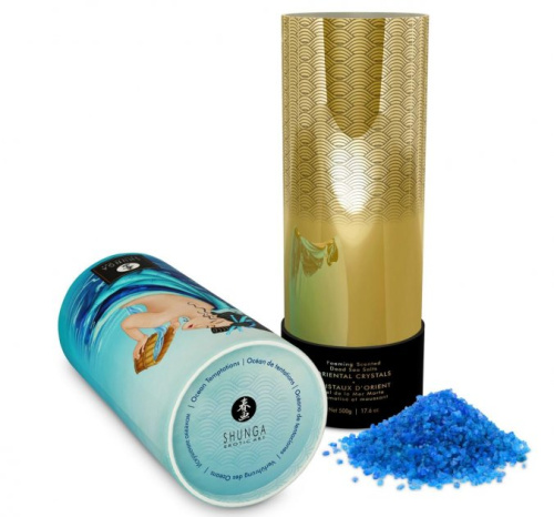 Shunga Oriental Crystals Bath Salts – Ocean Breeze - Соль мертвого моря для ванны, 500 г