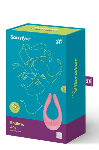 Satisfyer Partner Multifun 2-багатофункціональний вібратор для пар, 13х7х3. 5 см (рожевий) - купити в Києві, Україні