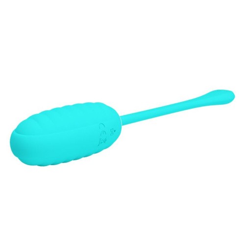 Pretty Love Kirk Vibrating Egg Mint - Виброяйцо, 8х3,5 см (бирюзовый)