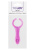 Toy Joy Vibrating Clit-stim C-ring - виброкольцо на пенис, 10х3,5 см (розовый)