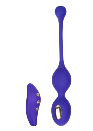 CalExotics E-stim Dual Kegel Exerciser - вагинальные шарики с электростимуляцией, 3,25 см