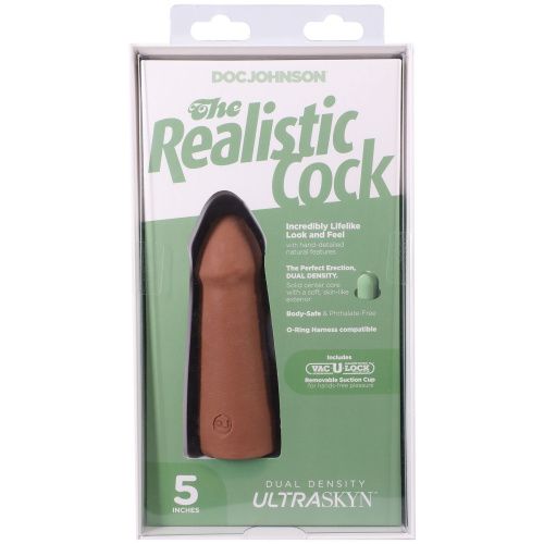 Фалоімітатор Doc Johnson The Realistic Cock ULTRASKYN 5 Inch, 12,7 см - купити в Україні | Секс шоп SEX-SHOP.ua