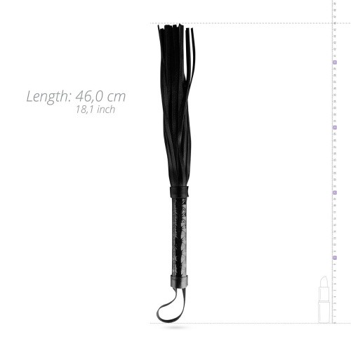 Whipped - Beat It Flogger - Black - плеть-флогер из экокожи (чёрный)