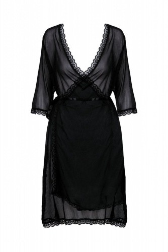 Anais Issla - эротический пеньюар, 3XL/4XL (чёрный)