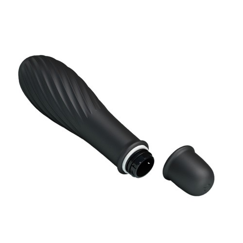 Pretty Love Solomon Vibrator - Классический вибратор, 12.3х3.9 см (чёрный)