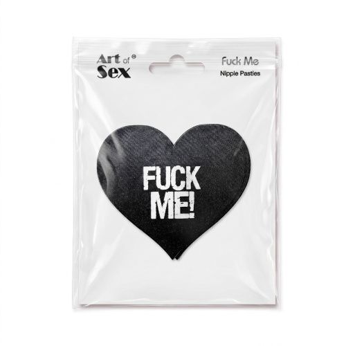 Пестис-сердечки Art of Sex - Fuck me, черный
