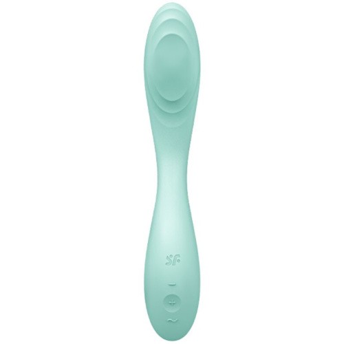 Satisfyer Rrrolling Pleasure - Вибратор для точки G, 22х4 см (мятный)
