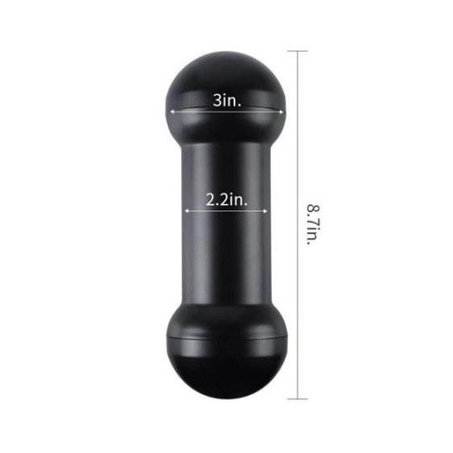 LoveToy Traning Master Double Side Stroker Pussy and Anus Flesh - Мастурбатор, 22 см (телесный)