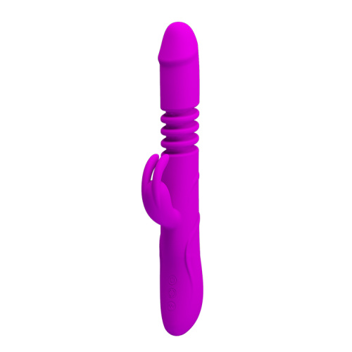 Pretty Love Ward Vibrator Purple - Вібратор з поступальним рухом та ротацією, 26х3.5 см (фіолетовий) - купити в Києві, Україні