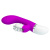 Pretty Love Sheila Rolling Vibrator Purple - Вибратор-кролик с имитацией оральных ласк,19.4х3.8 см (фиолетовый)