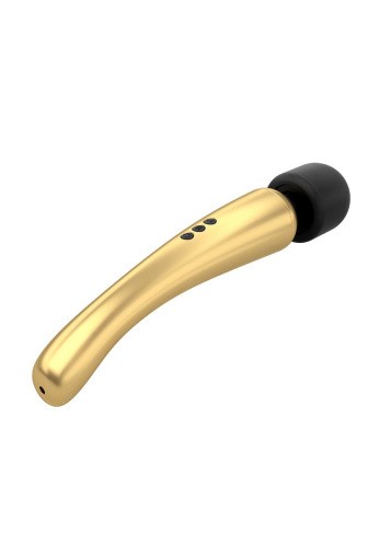 Dorcel Megawand Gold мощный перезаряжаемый вибромассажер 160 режимов, 29.5х5.5 см (золотистый)