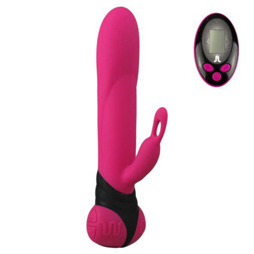 Adrien Lastic Bonnie & Clyde - вибратор кролик с пультом, 22.6х3.9 см