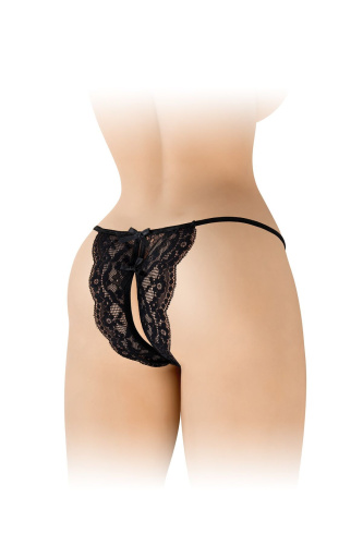 Трусики с доступом Fashion Secret Cindy, One Size черные