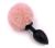 Анальная пробка с хвостом B-Series Bunny Tail, 8 см Анальная пробка с хвостом B-Series Bunny Tail, 8 см