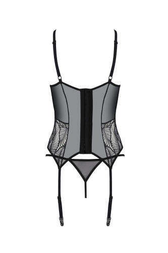 Корсет Passion LEAFA CORSET black, XXL/XXXL