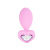 Анальная пробка B - Series Lyla Silicone Anal Plug With Heart Crystal Base