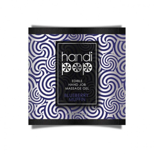 Вкусовой гель для орально-мануальных ласк Sensuva Handipop Blueberry Muffin, 6 мл (маффин с черникой)