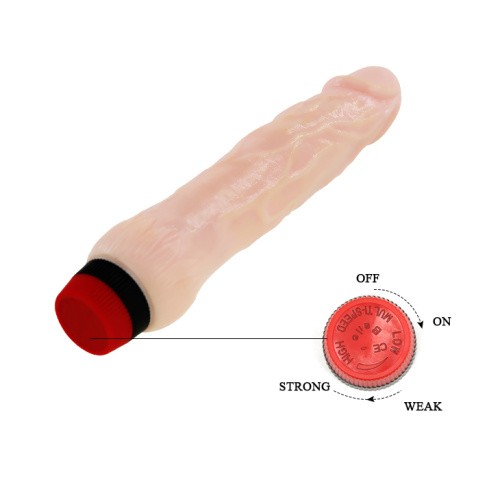 RockIn Dong Vibe Flesh - Реалистичный вибратор, 21,5 см (телесный)