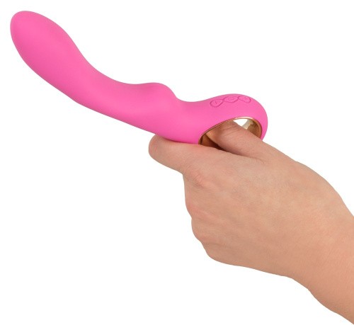 Dual Vibrator Petit Pink мощный силиконовый вибратор, 18.7х3.2 см