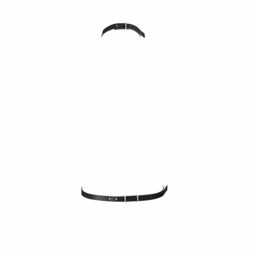 Bijoux Indiscrets MazeI Harness Black - Портупея из эко-кожи