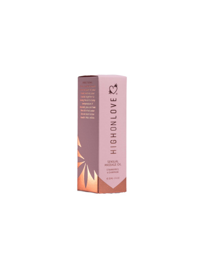 Масло для массажа Sensual Massage Oil, 120 мл (клубника и шампанское)