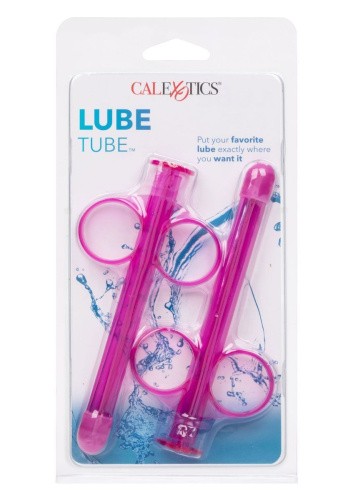 California Exotic Novelties Lube Tube - Шприц для лубриканта (2шт) розовый