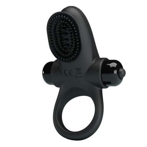 Pretty Love Vibrant Penis Ring II Black - віброкільце, 8.6х3 см (чорний) - купити в Києві, Україні