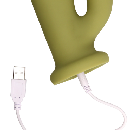 Вибратор-кролик Loveline Ultra Soft Silicone Rotating