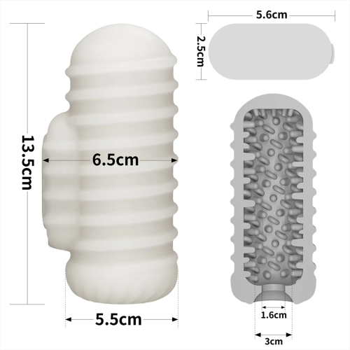 Мастурбатор LoveToy Knights Ring Vibrating Dual Purpose Sleeve-Wavy