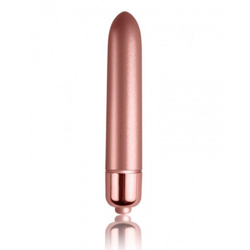 Rocks Off RO-90mm Touch of Velvet Rose Blush - матовая вибропуля, 9х1.6 см. (розовый)
