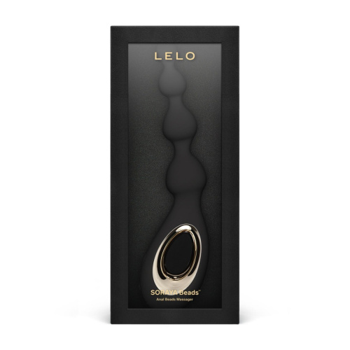 LELO Soraya Beads Black - Анальний вібратор, 23,4 см (чорний) - купити в Києві, Україні