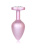 Анальная пробка с камнем B-Series Jewellery Pearl Pink Heart Plug, M