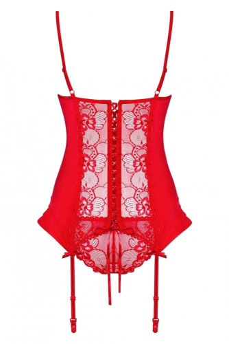 Комплект Obsessive Heartina corset (L/XL)