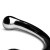 Sinner Gear Unbendable The Curvey G-Spot Metal Dildo металевий ділдо, 27х2.5 см - купити в Києві, Україні