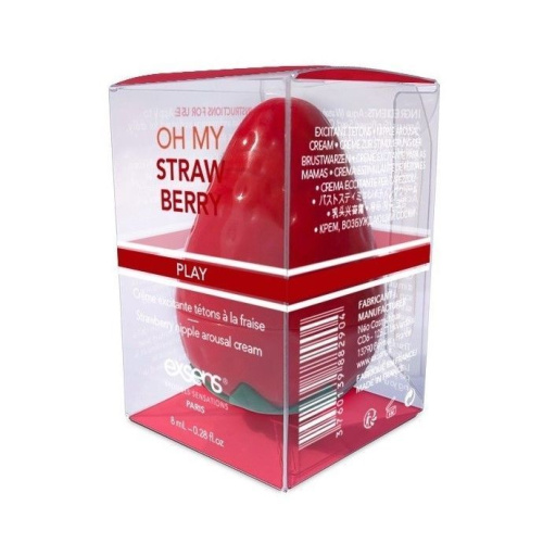 Возбуждающий крем для сосков EXSENS Oh My Strawberry, 8 мл (клубника)