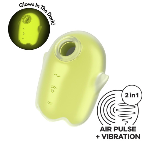 Вакуумный стимулятор Satisfyer Glowing Ghost