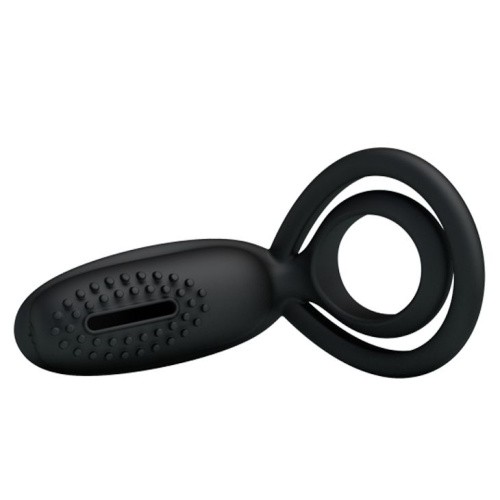 LyBaile Pretty Love Penis Ring Black – виброкольцо, 10.5х2.5 см (черный)