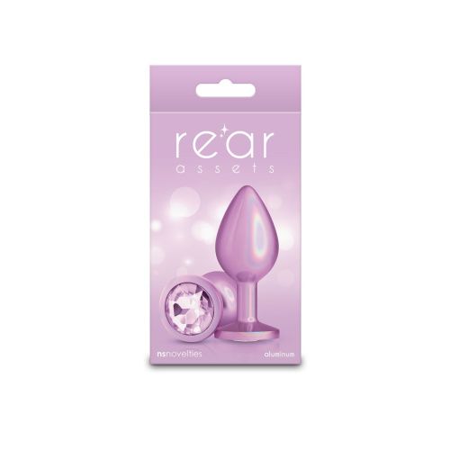 Анальна пробка NS Novelties Rear Assets - Iridescent Pink, M - купити в Україні | Секс шоп SEX-SHOP.ua