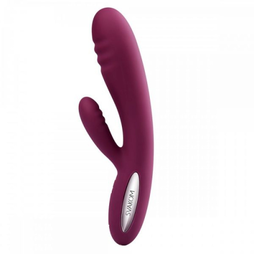 Svakom Adonis Rabbit Vibrator - вибромассажер-кролик, 21х3.8 см (фиолетовый)