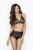 Passion Expression set - Комплект белья лиф сетчатый, юбочка и стринги, XXL/XXXL (чёрный) Passion Expression set - Комплект белья лиф сетчатый, юбочка и стринги, XXL/XXXL (чёрный)