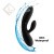 FeelzToys Lea Rabbit Vibrator - Гибкий вибратор кролик с двумя моторами, 17х3.8 см (чёрный) FeelzToys Lea Rabbit Vibrator - Гибкий вибратор кролик с двумя моторами, 17х3.8 см (чёрный)