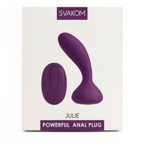 Svakom Julie Violet анальный стимулятор 10.2х2.8 см.