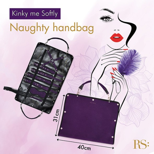 Rianne S - Kinky Me Softly - Подарунковий набір для BDSM 8 предметів (фіолетовий) - купити в Києві, Україні