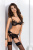 Passion Exclusive Haya Set - Комплект белья: бюстгальтер, стринги и пояс для чулок, XXL/XXXL (чёрный) Passion Exclusive Haya Set - Комплект белья: бюстгальтер, стринги и пояс для чулок, XXL/XXXL (чёрный)