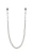 Feral Feelings - Chain Thin nipple clamps - Тонкие зажимы для сосков с цепочкой (серебристый) Feral Feelings - Chain Thin nipple clamps - Тонкие зажимы для сосков с цепочкой (серебристый)