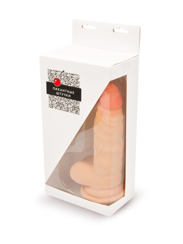 Пикантные Штучки фаллоимитатор из киберкожи, 18х4 см